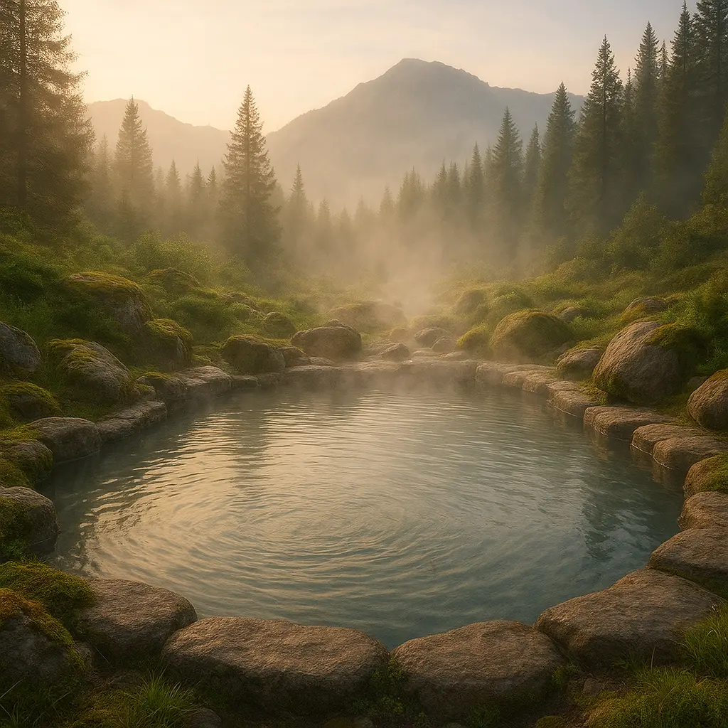 Natürlicher Hot-Spring-Pool